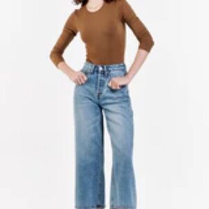 Dear John Samantha Super High-Rise Wide Leg Jeans